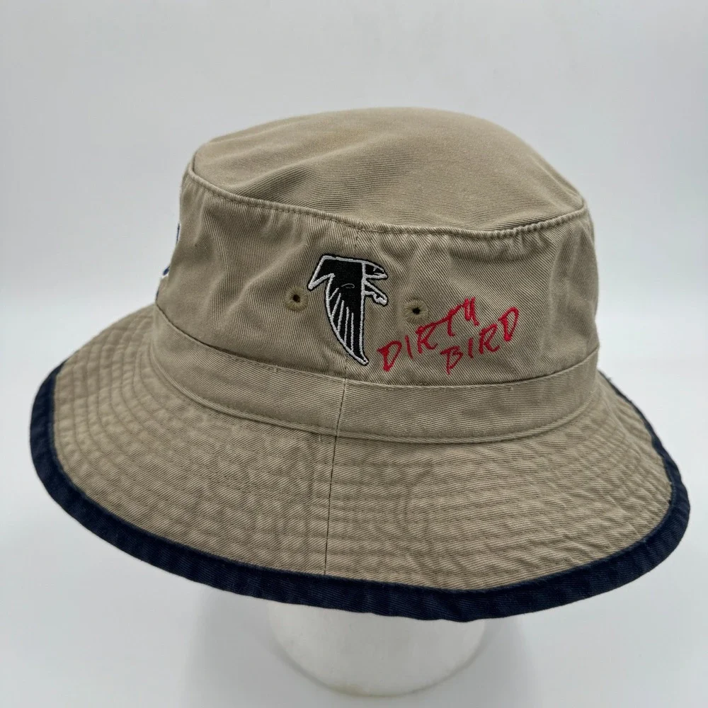 Vintage Logo Athletic Super Bowl XXXIII Atlanta Falcons Dirty Bird Bucket Hat XL